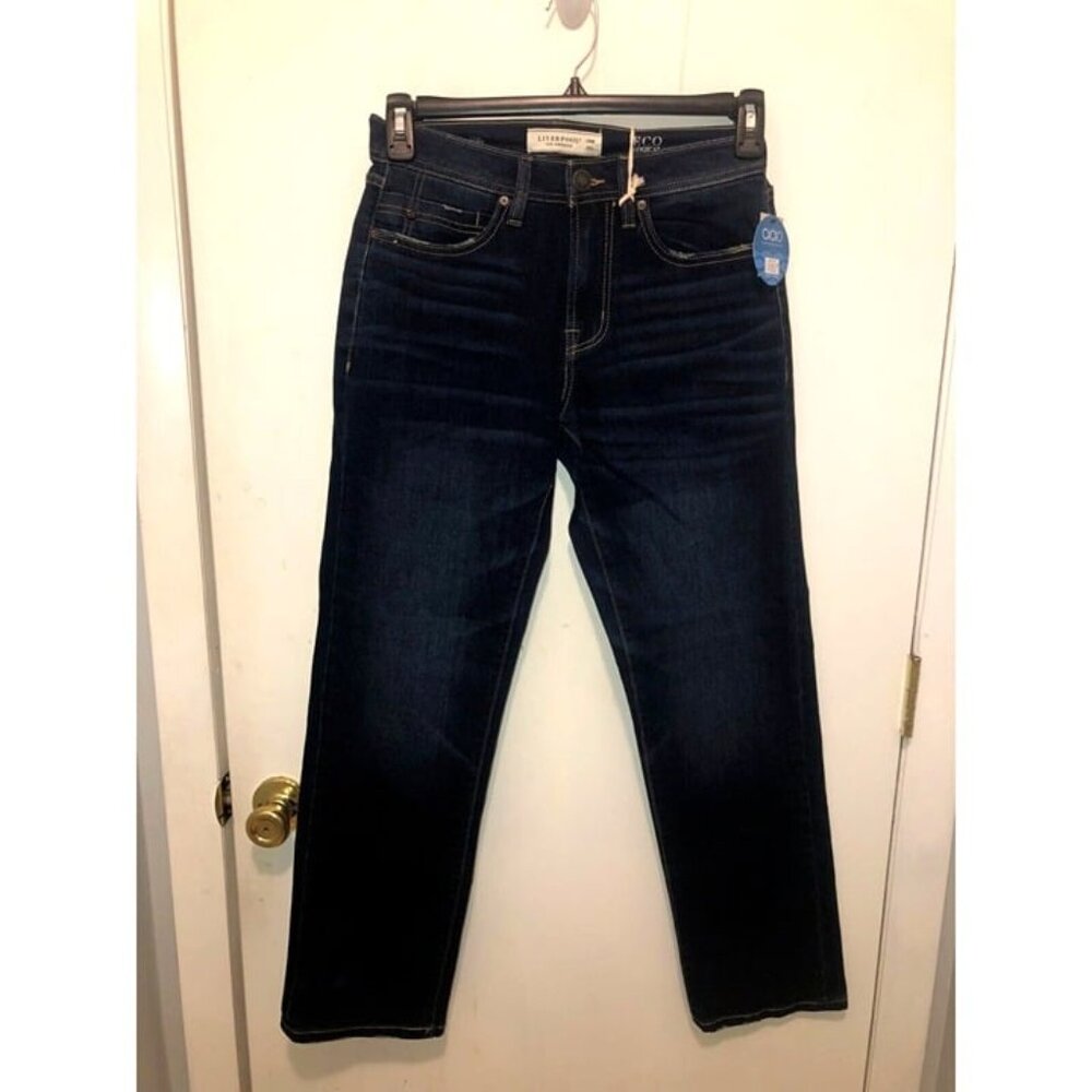 NWT Liverpool Los Angeles 28X30 Relaxed Fit Straight Leg Mens Jeans Vinny Wash